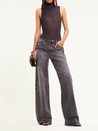 Body sans manches seconde peau - Black