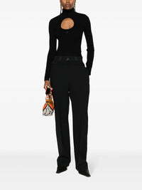 PRIX MARQUE : 140 / CIRCLE MOCKNECK RIB KNIT
