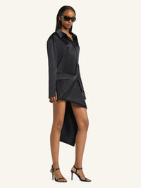 PRIX MARQUE : 150 / MINI JUPE FOLD EN SATIN