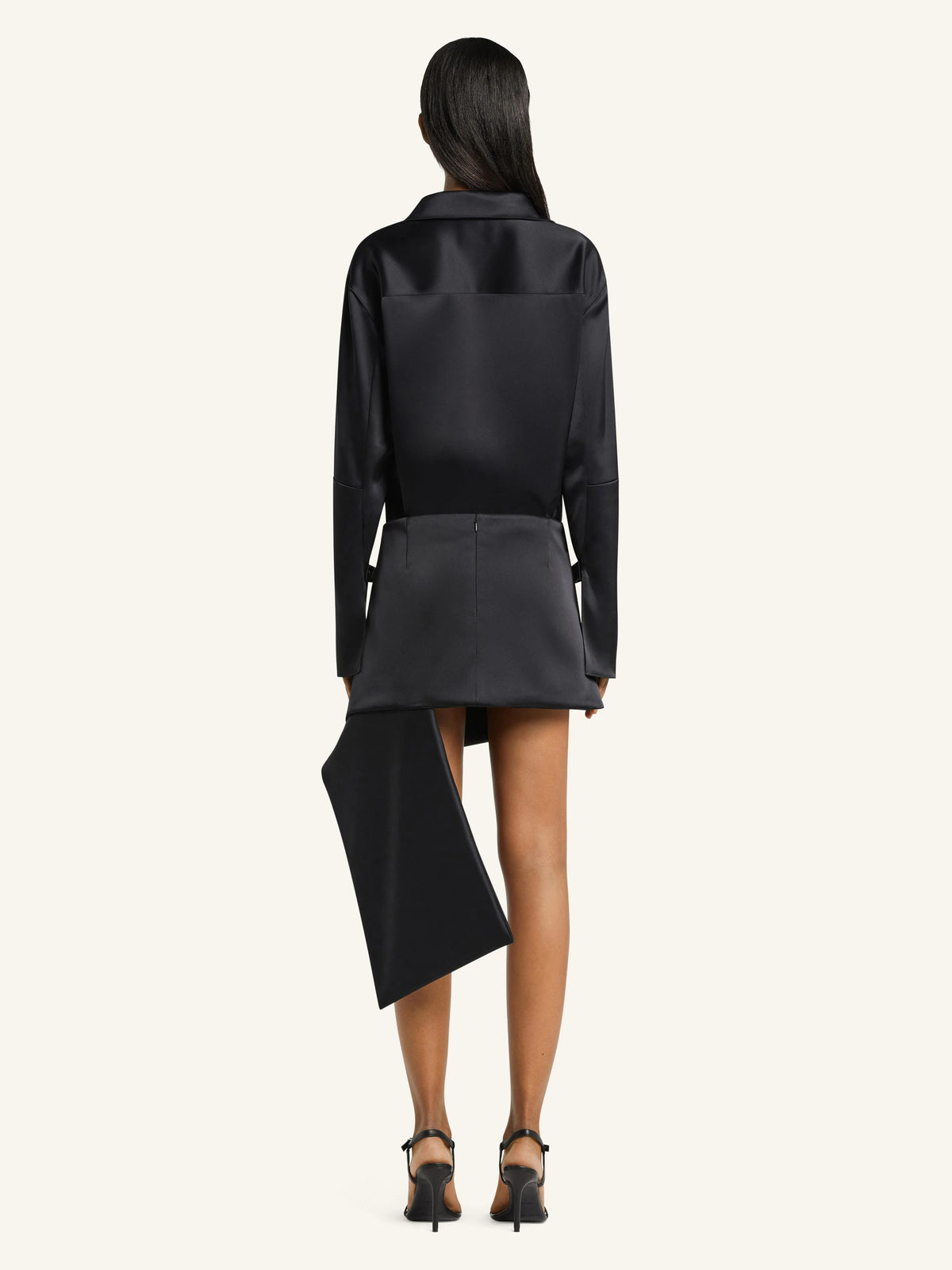 PRIX MARQUE : 150 / MINI JUPE FOLD EN SATIN