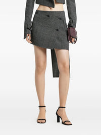 PRIX MARQUE : 150 / MINI JUPE OBLIQUE CAVIAR