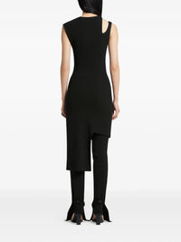 PRIX MARQUE : 200 / ROBE OBLIQUE EN MAILLE CÔTELÉE