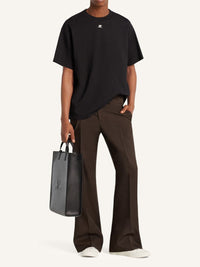 T-shirt contrasté Signature - Black & Heritage White