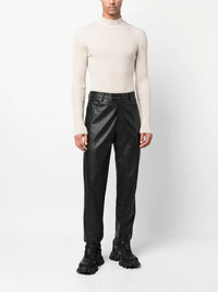 Réédition high-neck jumper - Cappuccino
