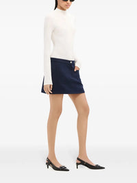 PRIX MARQUE : 190 / MINI JUPE 2 POCHES EN TWILL