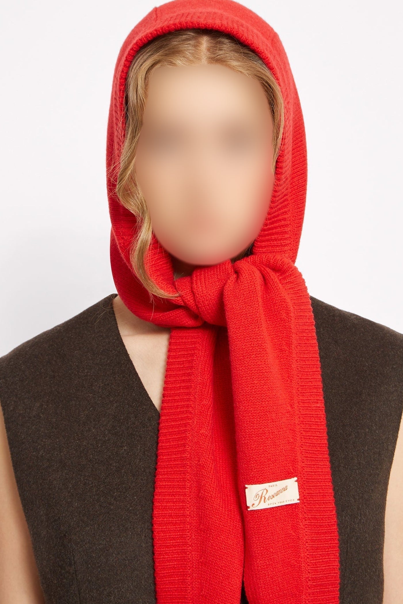 Capuche Magnum en laine - Rouge