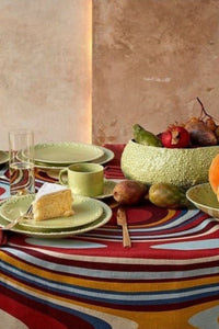 Haas Mojave porcelain espresso cup and saucer - Green