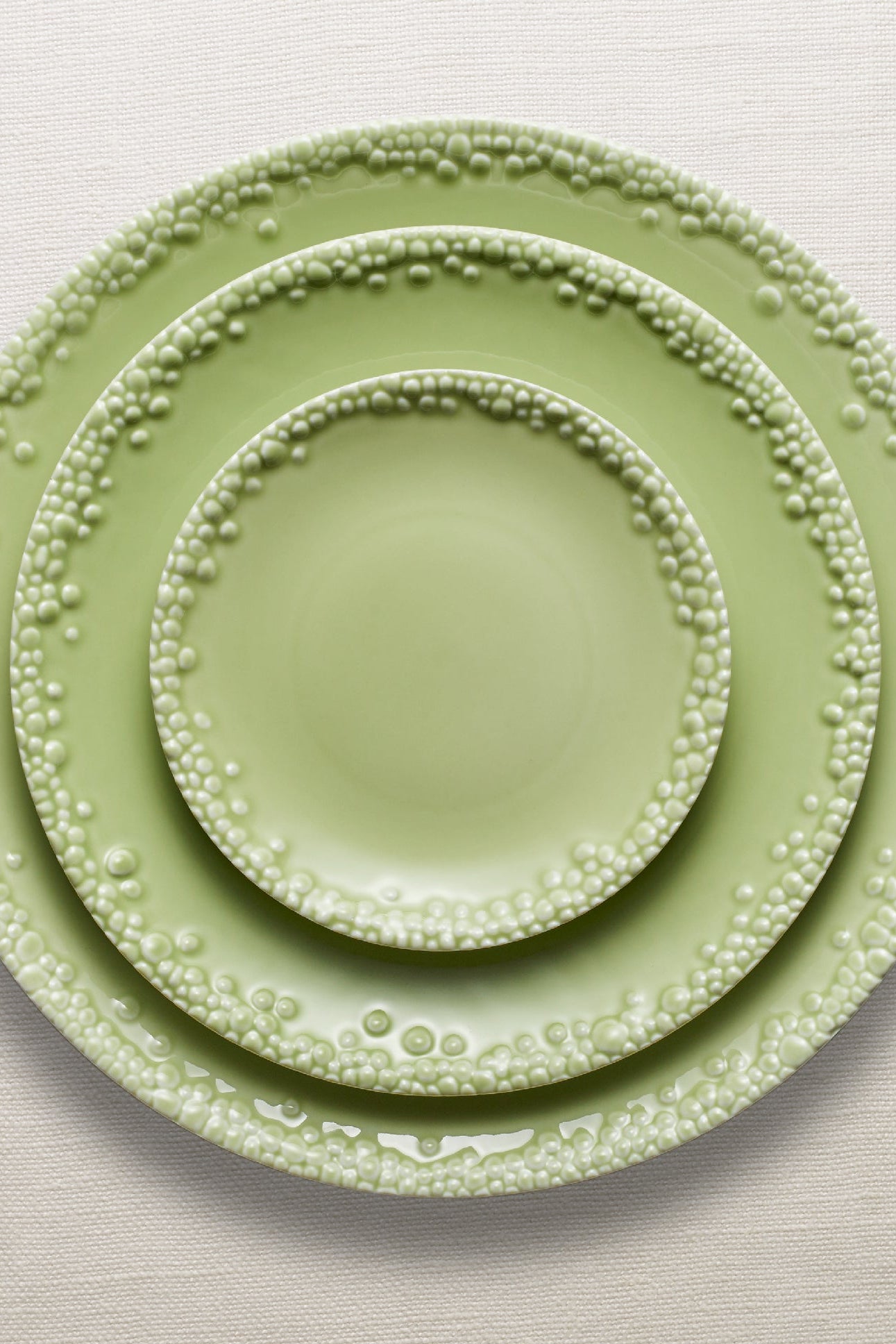 Assiette plate Haas Mojave en porcelaine - Green