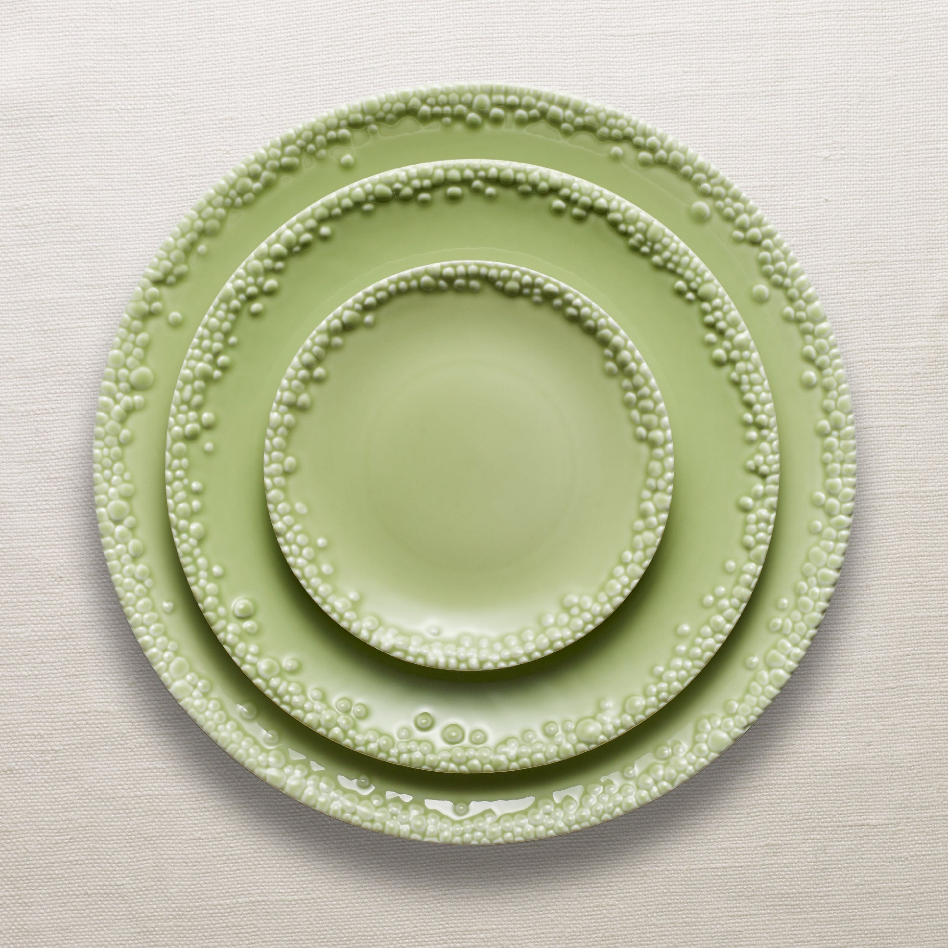 Assiette plate Haas Mojave en porcelaine - Green