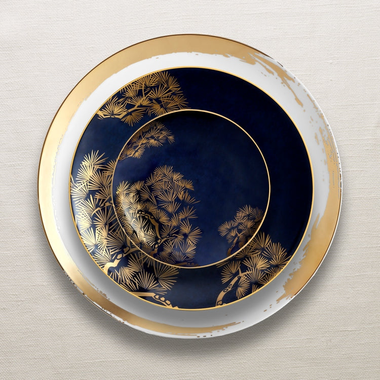 Petite assiette Zen - Blanc & Or