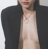 Pendentif Gabin n°1 en or jaune - Saphir & Cristal