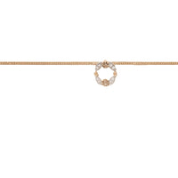 Collier Ava en or jaune et argent avec diamant - Diamant