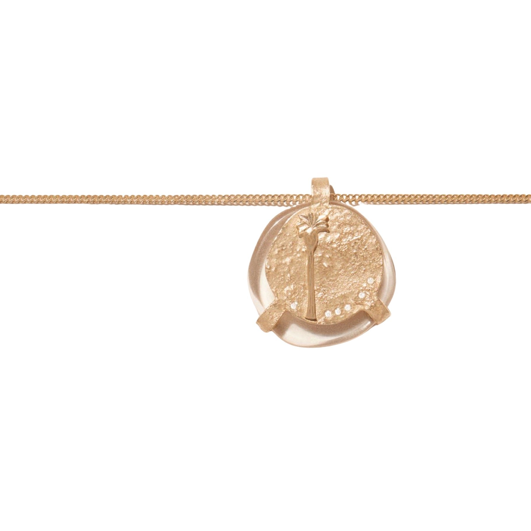 Collier Bahia en or jaune avec diamant - Diamant