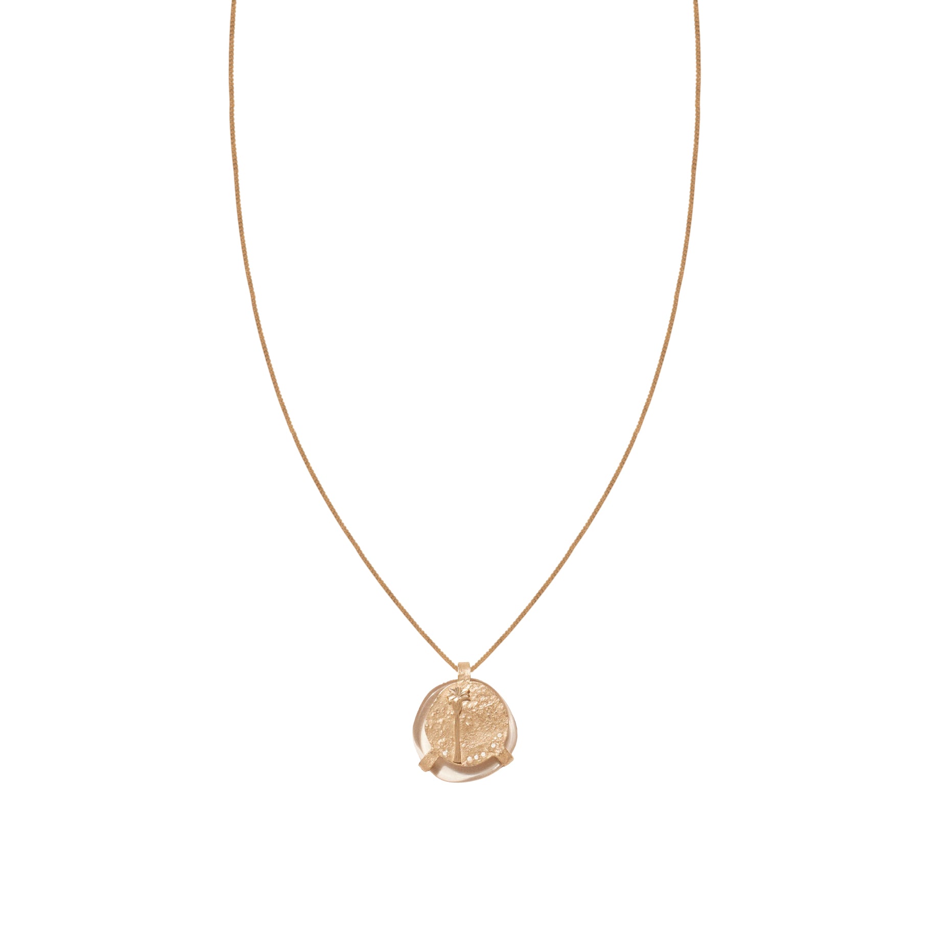Collier Bahia en or jaune avec diamant - Diamant