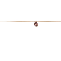 Collier Orso en or jaune avec diamant - Purple Amethyst
