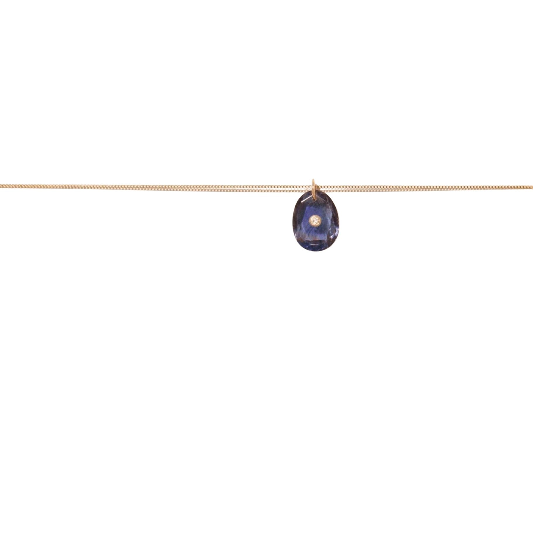 Collier Orso en or jaune avec diamant - Lolite