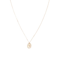 Collier Orso en or jaune avec diamant - Moonstone