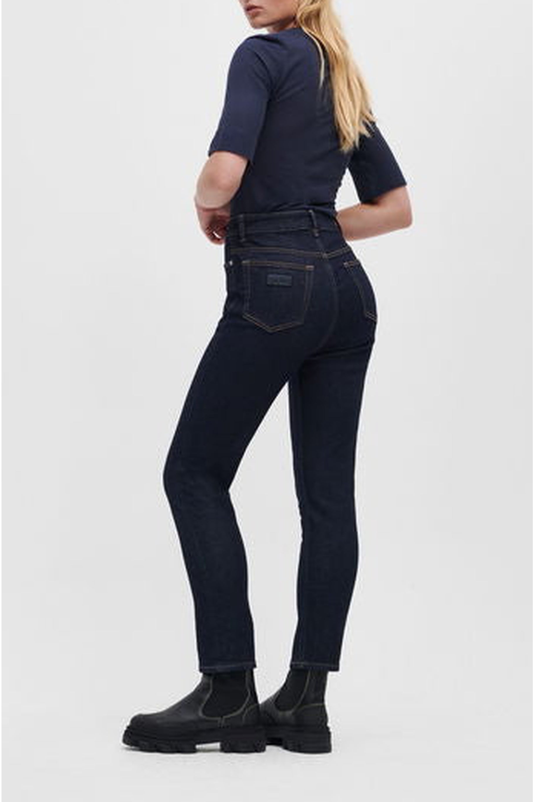 Pantalon Swigy à poches en denim - Rinse