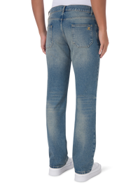 5pcs RELIQUAT 120€ / Jean bootcut - Dirty medium blue