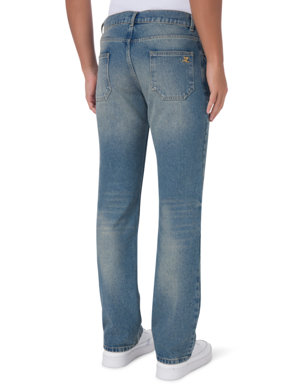 5pcs RELIQUAT 120€ / Jean bootcut - Dirty medium blue
