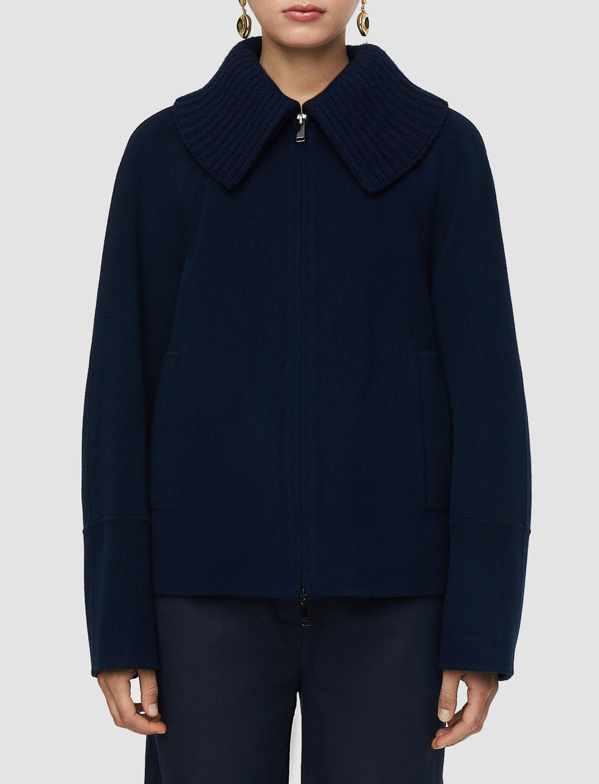 Cooksey wool and cashmere jacket - Indigo
