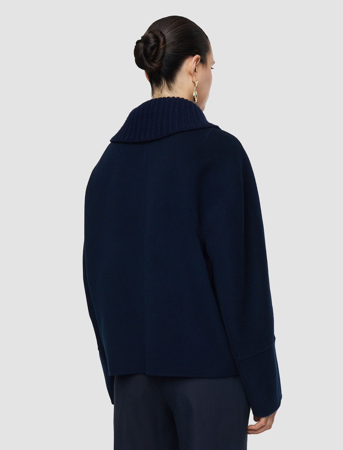 Veste Cooksey en laine et cachemire - Indigo