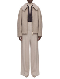 Cooksey wool and cashmere jacket - Powder Melange