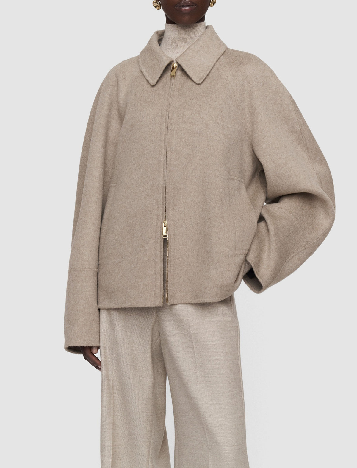 Veste Cooksey en laine et cachemire - Powder Melange