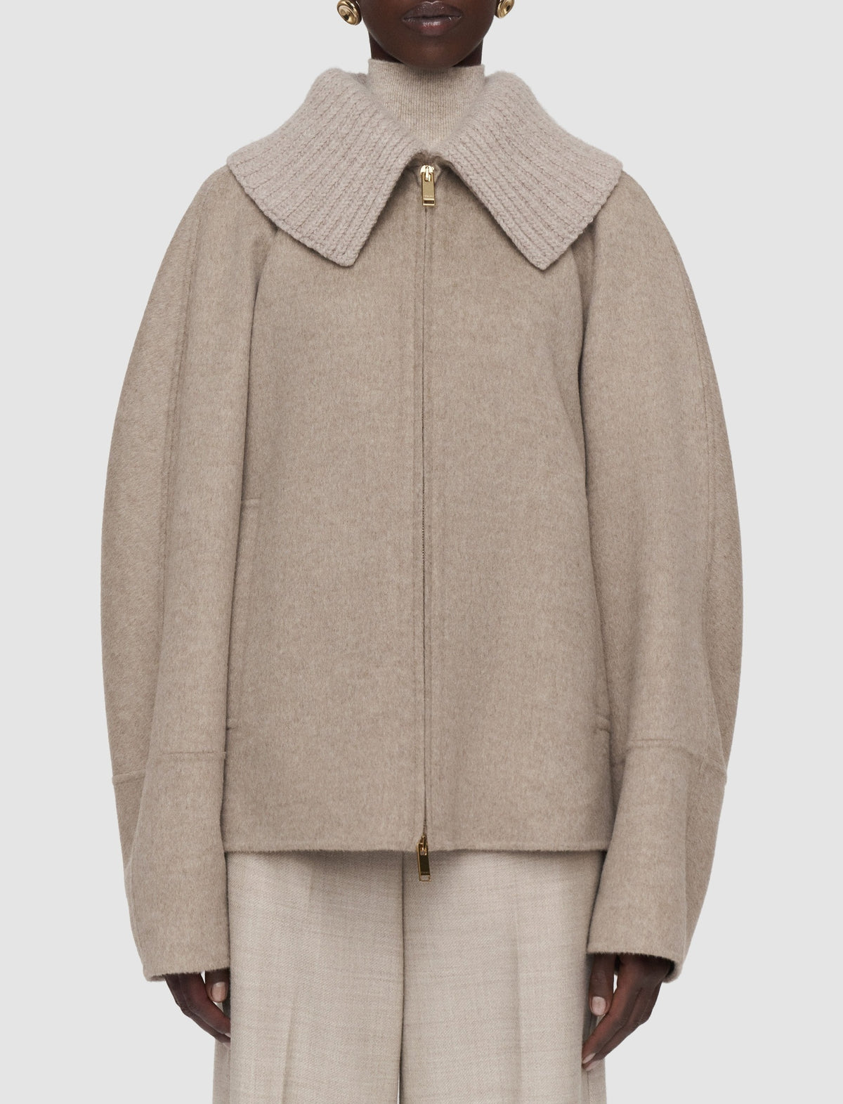 Veste Cooksey en laine et cachemire - Powder Melange