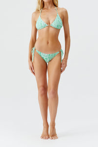 Haut de bikini triangle Costa imprimé - Medina