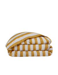 Housse de couette en percale de coton - Ocre