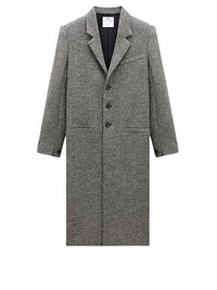 4pcs NEW / MANTEAU EN CAVIAR À MANCHES ZIPPÉES  - Black & White