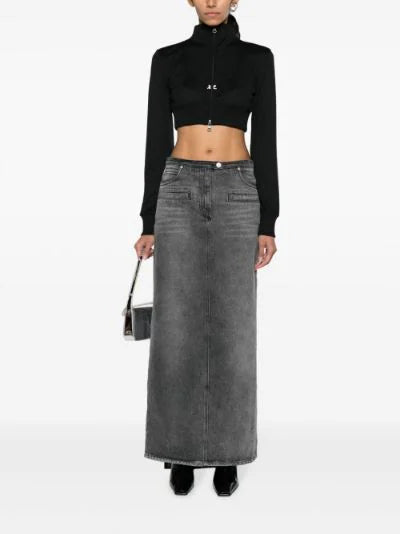 1pcs RELIQUAT 190€ / Jupe denim héritage - Stonewashed grey