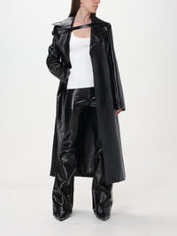 18pcs RELIQUAT 690€ / Manteau long héritage en vinyle - Black