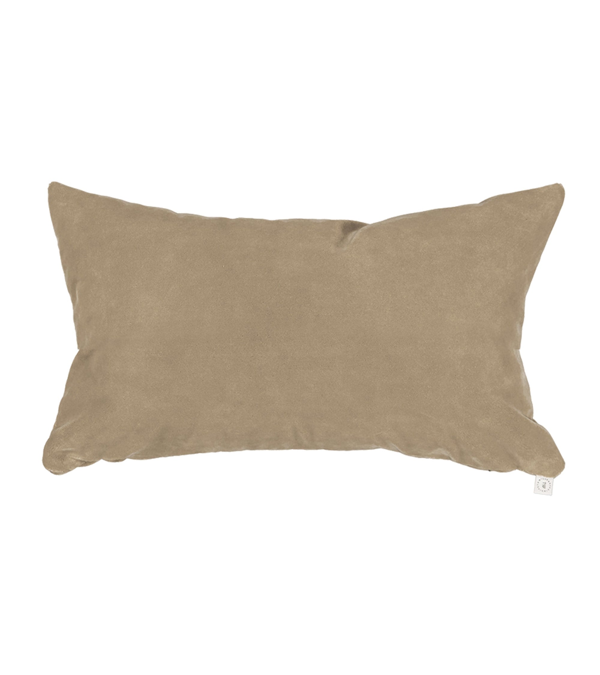 Rotondo velvet cushion - Camel