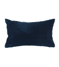 Coussin Rotondo en velours - Bleu nuit