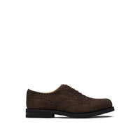 Richelieus Oxford Thickwood - Marron Velours