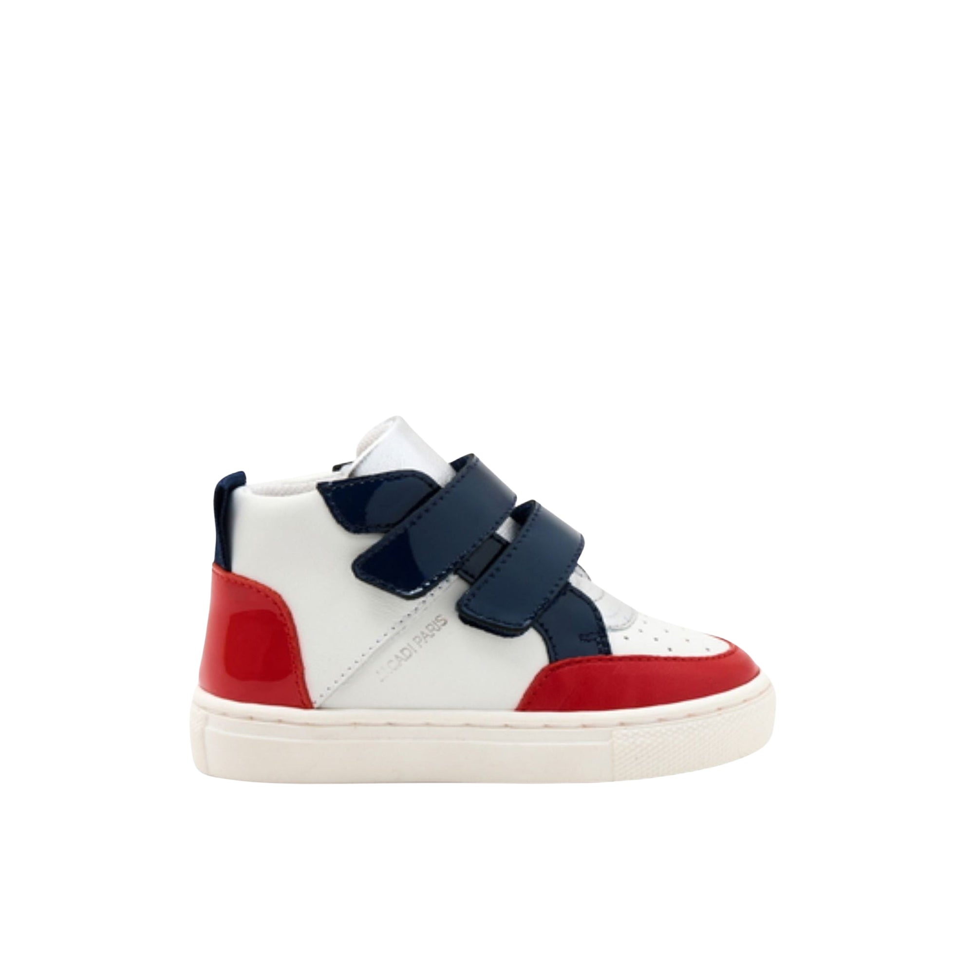 Barthelema Bis leather trainers - Blue & Red