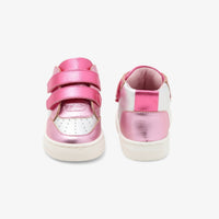 Baskets Barthelema Bis en cuir - Rose & Multicore