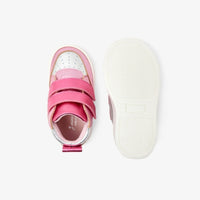 Baskets Barthelema Bis en cuir - Rose & Multicore