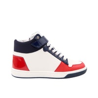 Caviar Bis leather trainers - Red & Navy