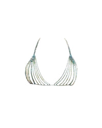 Top à ornements - Crystal & Aqua