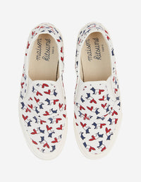 Jacquard print slip-on trainers - Multicolor print