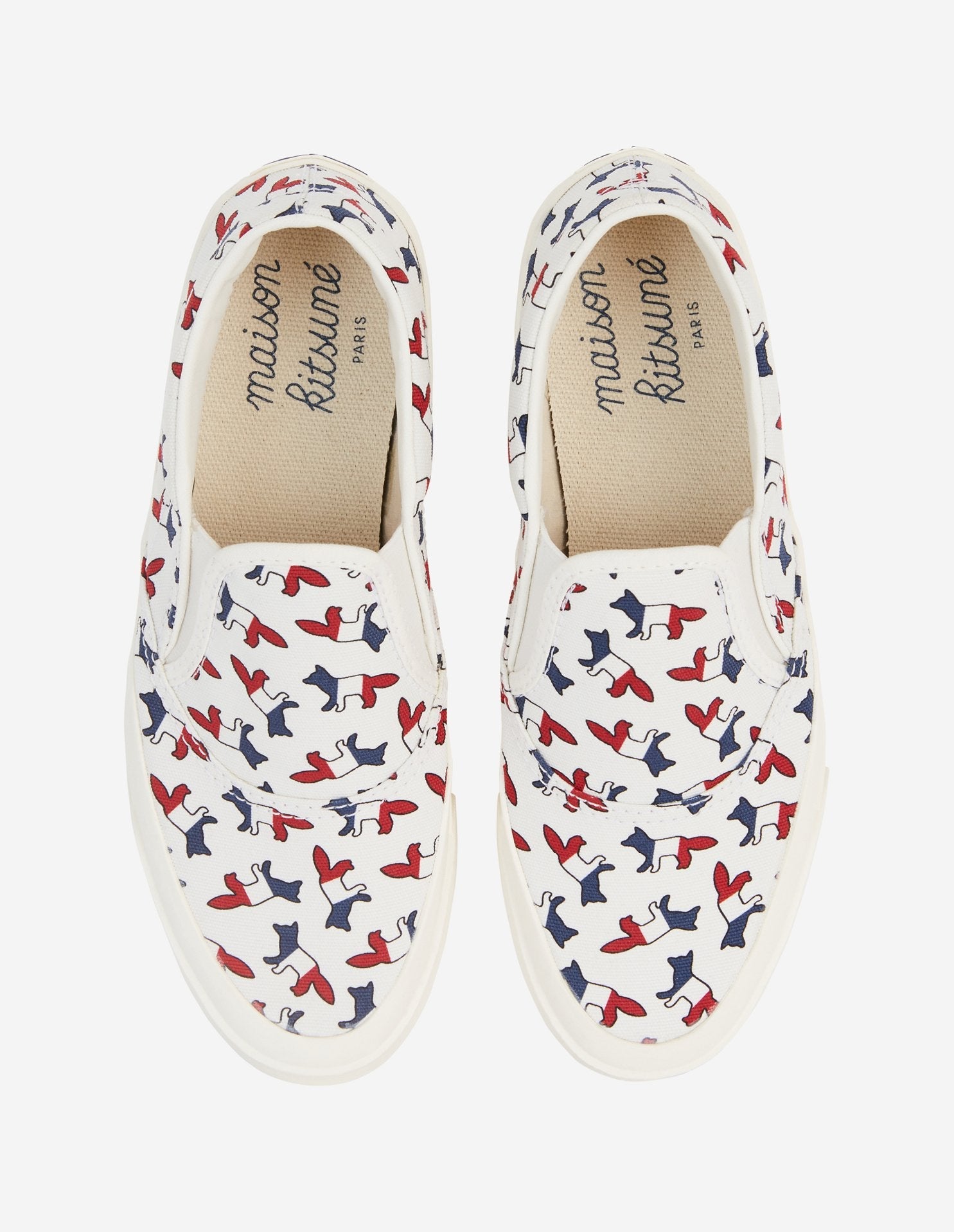 Jacquard print slip-on trainers - Multicolor print