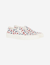 Jacquard print slip-on trainers - Multicolor print