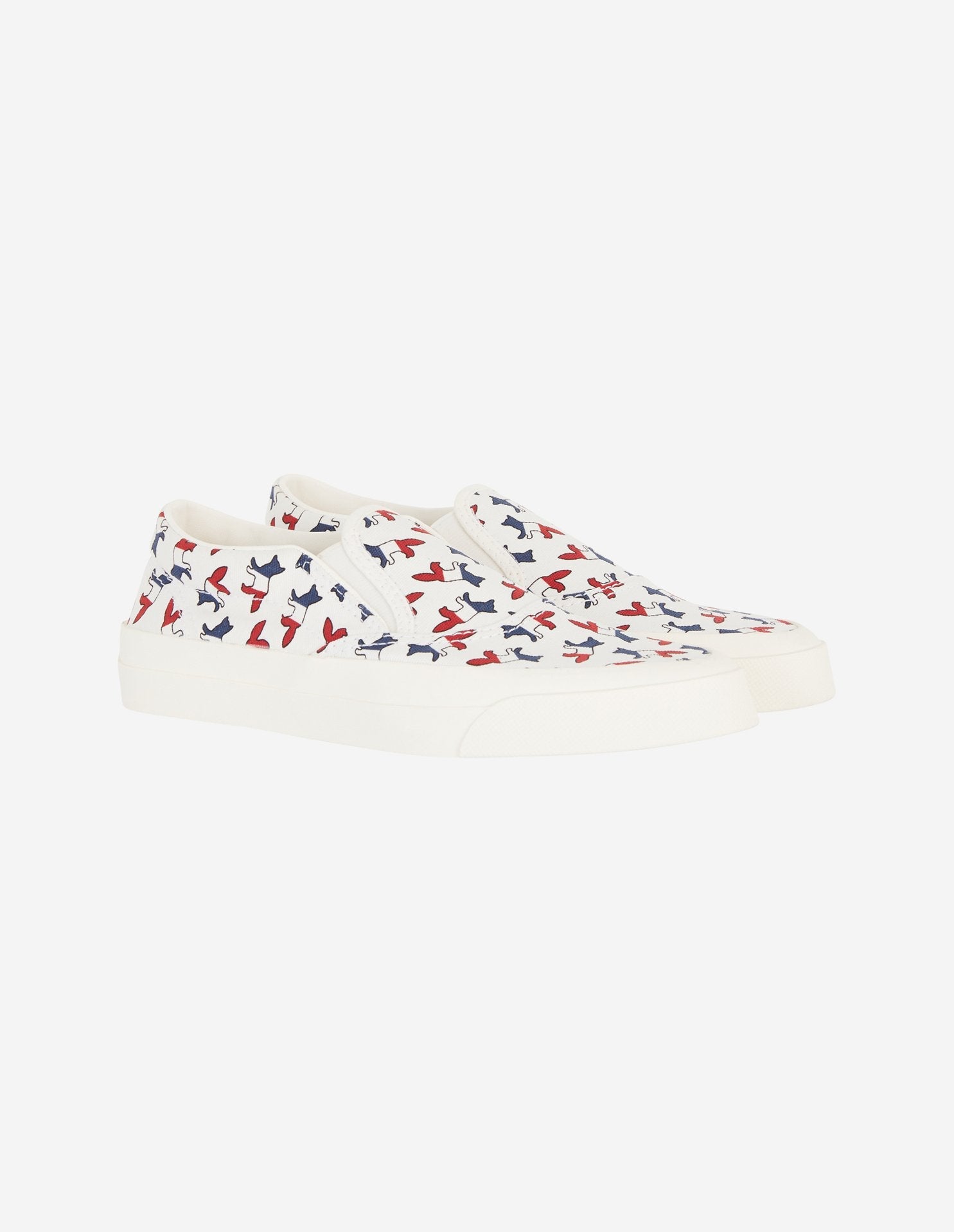 Jacquard print slip-on trainers - Multicolor print