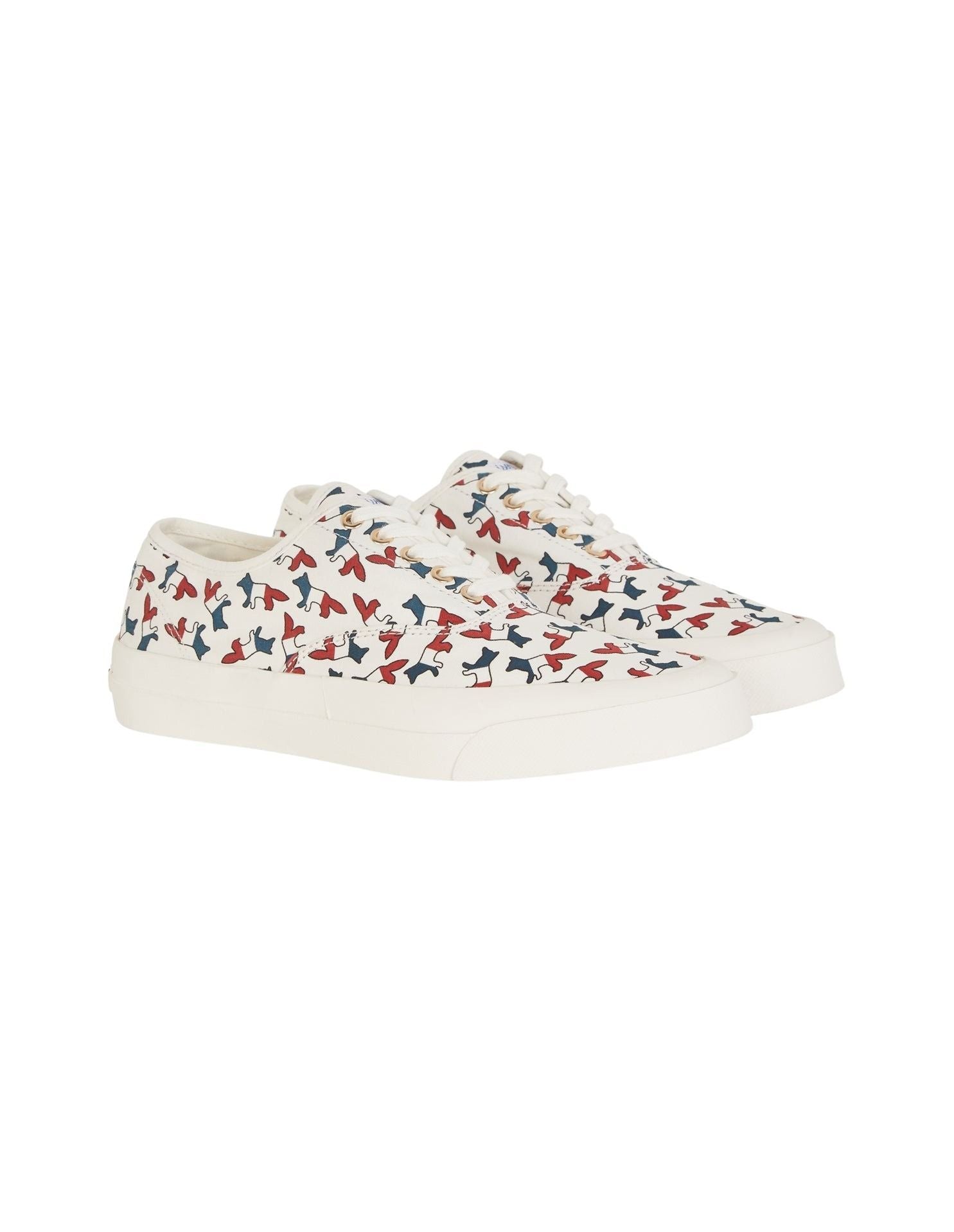 Printed canvas trainers - Multicolor print
