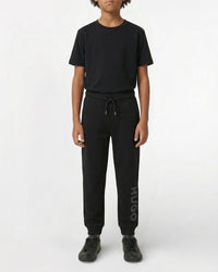 Pantalon jogging avec logo en coton - Black
