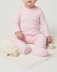 Ensemble pyjama 3 pièces en coton - Marshmallow