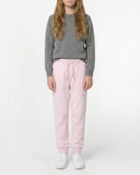 Pantalon à taille élastiquée en coton - Marshmallow